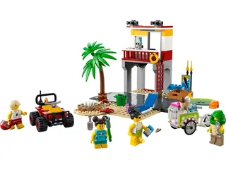 LEGO 60328-1 Beach Lifeguard Station — 211 pieces, City theme