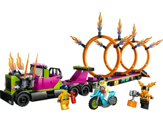 LEGO 60357-1 Stunt Truck & Ring of Fire Challenge — 479 pieces, City theme