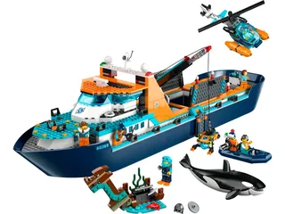 LEGO 60368-1 Arctic Explorer Ship — 817 pieces, City theme