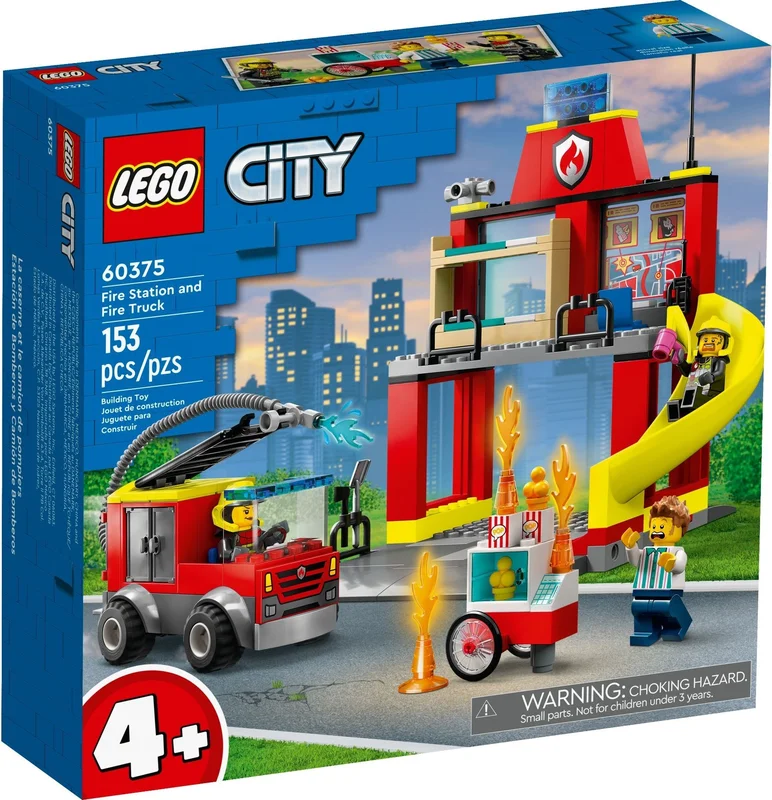 Fire Station and Fire Truck - View 2