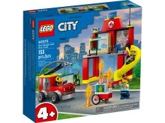 Fire Station and Fire Truck - View 2
