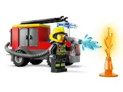 Fire Station and Fire Truck - View 3