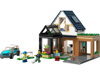 LEGO 60398-1 Family House and Electric Car — 462 pieces, City theme