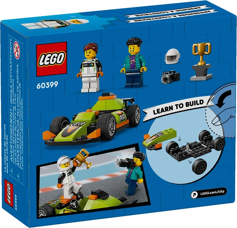 Green Race Car - View 5