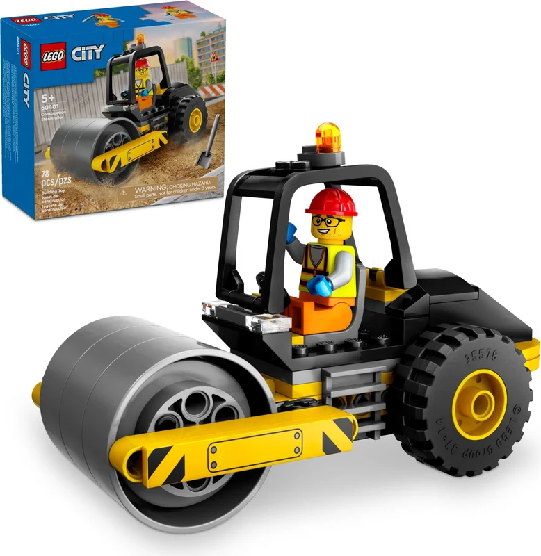 Construction Steamroller - View 2