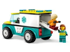 Emergency Ambulance and Snowboarder - View 3