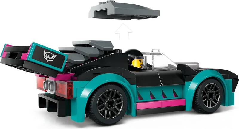Race Car and Car Carrier Truck - View 6