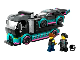 LEGO 60406-1 Race Car and Car Carrier Truck — 328 pieces, City theme