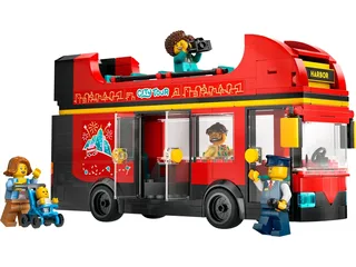LEGO 60407-1 Red Double-Decker Sightseeing Bus — 384 pieces, City theme