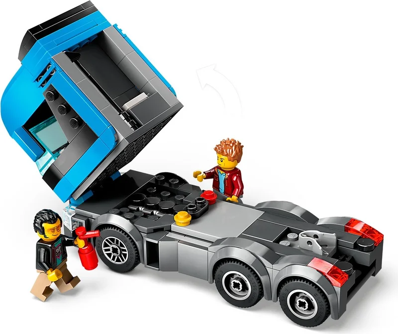 Car Transporter Truck with Sports Cars - View 4