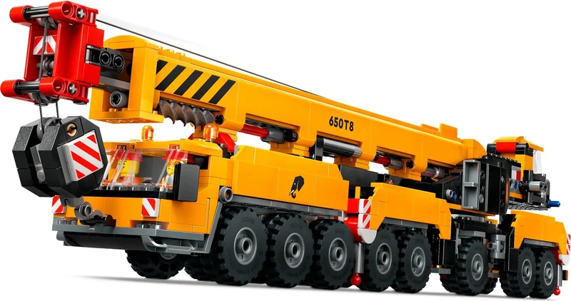 Yellow Mobile Construction Crane - View 2