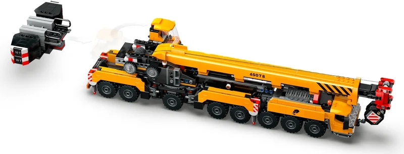 Yellow Mobile Construction Crane - View 5