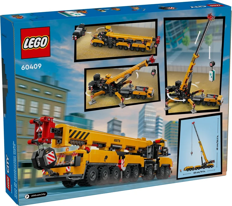 Yellow Mobile Construction Crane - View 6