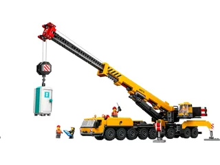 LEGO 60409-1 Yellow Mobile Construction Crane — 1116 pieces, released 2024