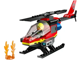 LEGO 60411-1 Fire Rescue Helicopter — 87 pieces, City theme
