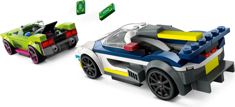 Police Car and Muscle Car Chase - View 3
