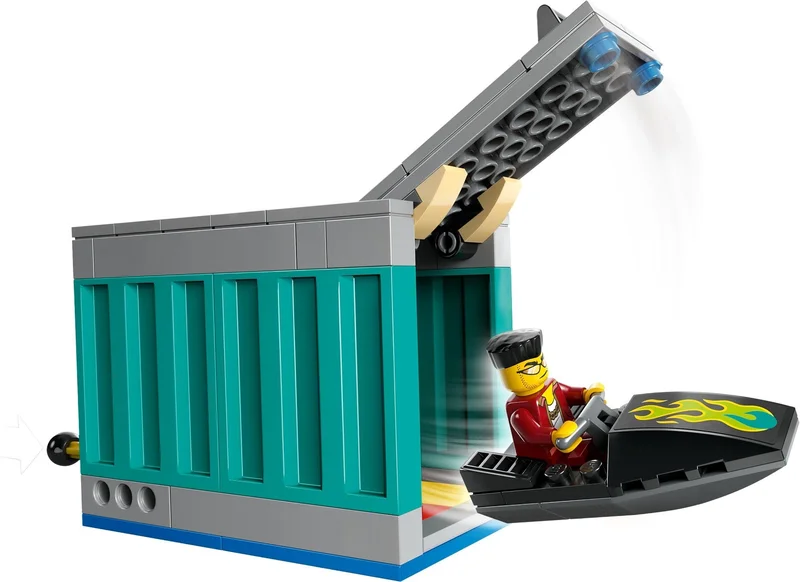 Police Speedboat and Crooks' Hideout - View 4
