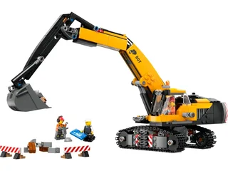 LEGO 60420-1 Yellow Construction Excavator — 633 pieces, City theme