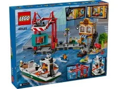 Seaside Harbor with Cargo Ship - View 7