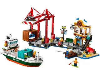 LEGO 60422-1 Seaside Harbor with Cargo Ship — 1226 pieces, released 2024