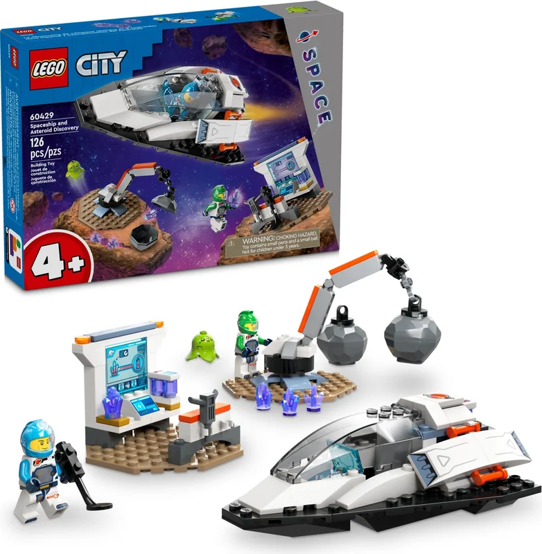 Spaceship and Asteroid Discovery - View 2