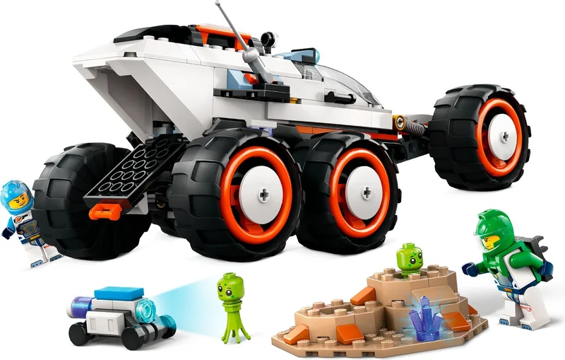 Space Explorer Rover and Alien Life - View 3