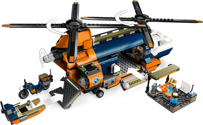 Jungle Explorer Helicopter at Base Camp - View 3