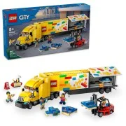 Yellow Delivery Truck - View 3