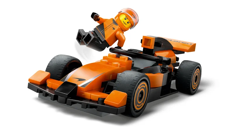 F1 Driver with McLaren Race Car - View 4