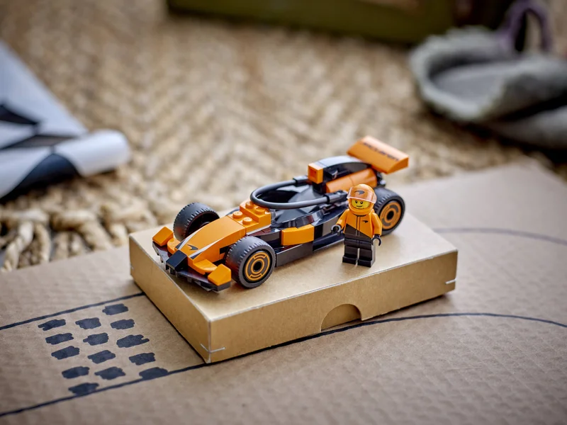 F1 Driver with McLaren Race Car - View 6