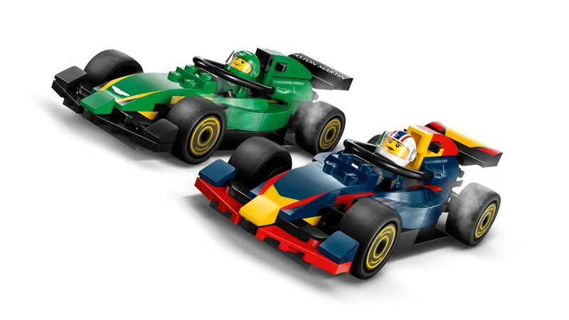 F1 Truck with RB20 & AMR24 F1 Cars - View 4
