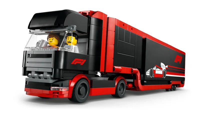 F1 Truck with RB20 & AMR24 F1 Cars - View 5