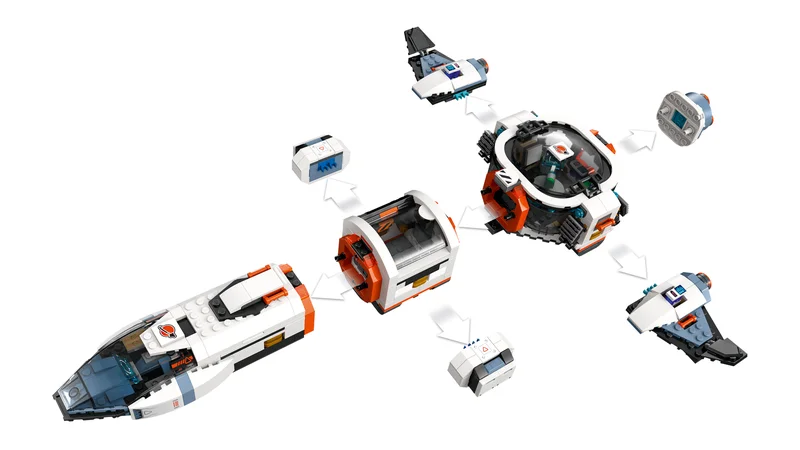 Modular Galactic Spaceship - View 2