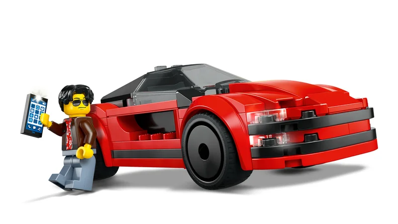 Red Sports Car - View 5