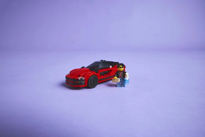 Red Sports Car - View 7