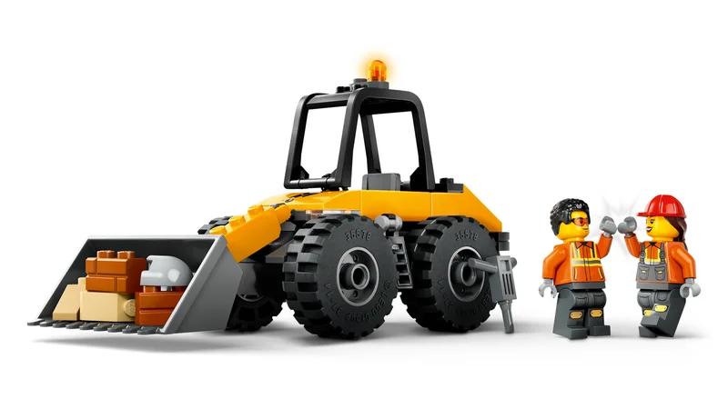 Yellow Construction Wheel Loader - View 2