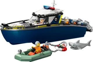 LEGO 60456-1 Police Boat Chase — 264 pieces, City theme