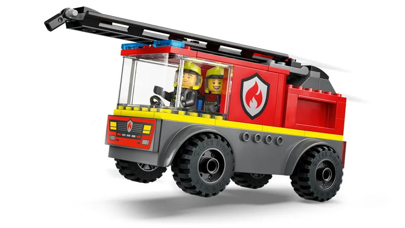 Fire Ladder Truck - View 3