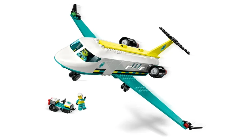 Emergency Air Ambulance Airplane - View 3