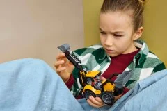 Yellow Backhoe Loader - View 6