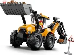 Yellow Backhoe Loader - View 8