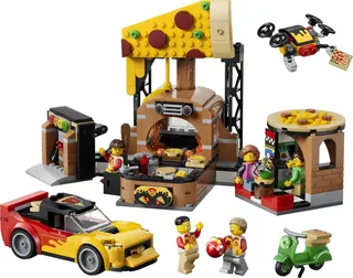 LEGO 60496-1 Pizza Delivery Experience with Vehicles — 494 pieces, City theme