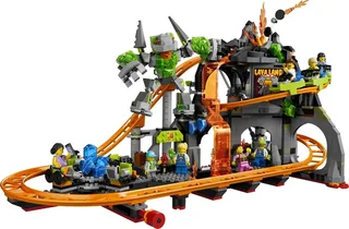 LEGO 60501-1 Lava Land Roller Coaster Park — 1165 pieces, City theme