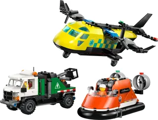 LEGO 60505-1 Airplane, Service Truck & Hovercraft Remix — 991 pieces, City theme