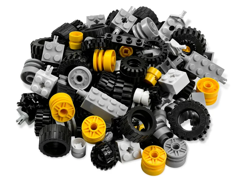 LEGO 6118-1 Wheels — 106 pieces, released 2008