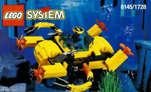 LEGO 6145-1 Crystal Crawler — 96 pieces, Aquazone theme