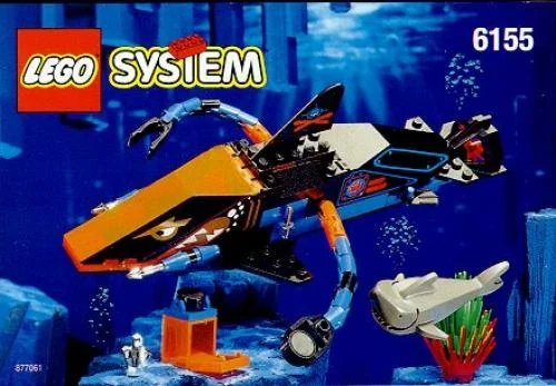 LEGO 6155-1 Deep Sea Predator — 104 pieces, Aquazone theme