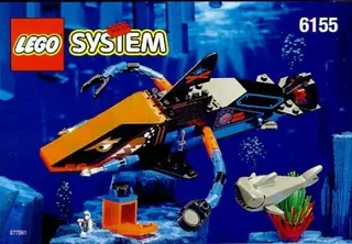LEGO 6155-1 Deep Sea Predator — 104 pieces, Aquazone theme
