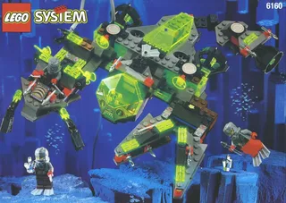 LEGO 6160-1 Sea Scorpion — 305 pieces, Aquazone theme