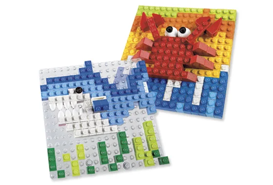 A World of LEGO Mosaic 9 in 1 - View 2
